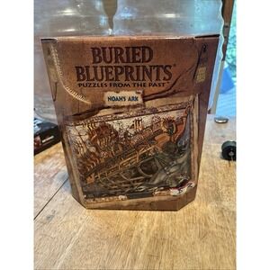 Vintage 1990s BePuzzled Buried Blueprints Noahs Ark 1000 Piece Puzzle Sealed Bag